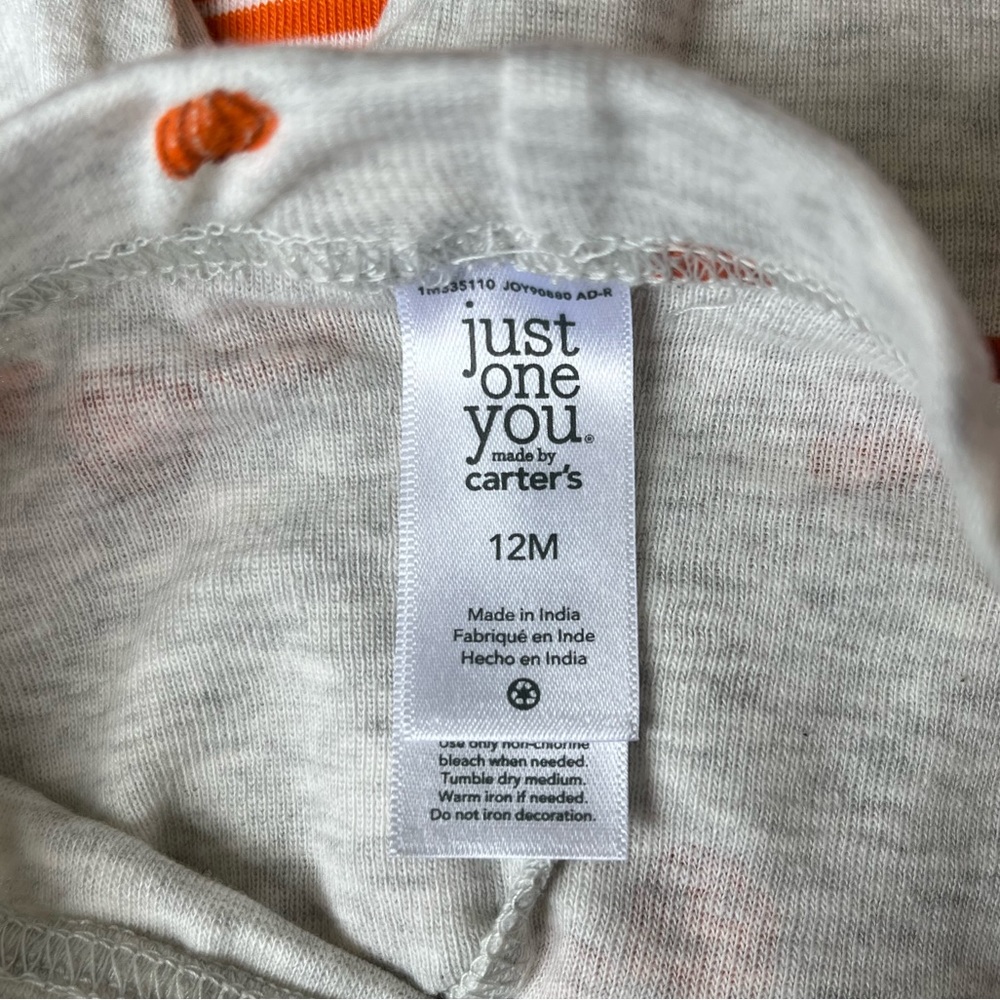 Just One You By Carter’s | Unisex Baby Pumpkin Outfit - Set of 2 - Picture 7 of 8